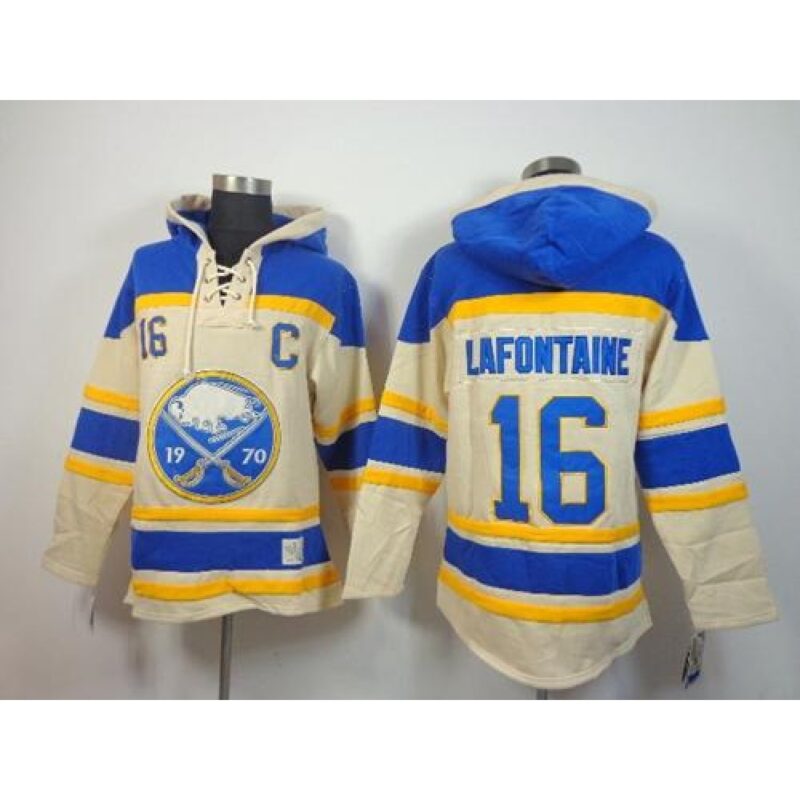 6861b03837fc0_1 Sabres #16 Pat Lafontaine Cream Sawyer Hooded Sweatshirt Stitched NHL Jersey