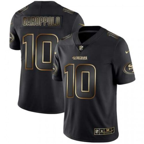 6861b07c2b923_1 Men's San Francisco 49ers #10 Jimmy Garoppolo 2019 Black Gold Edition Stitched NFL Jersey