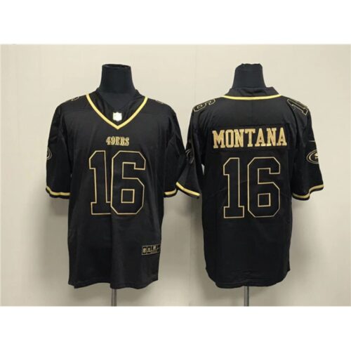 6861b08b15136_1 Men's San Francisco 49ers #16 Joe Montana Black Gold Stitched Jersey
