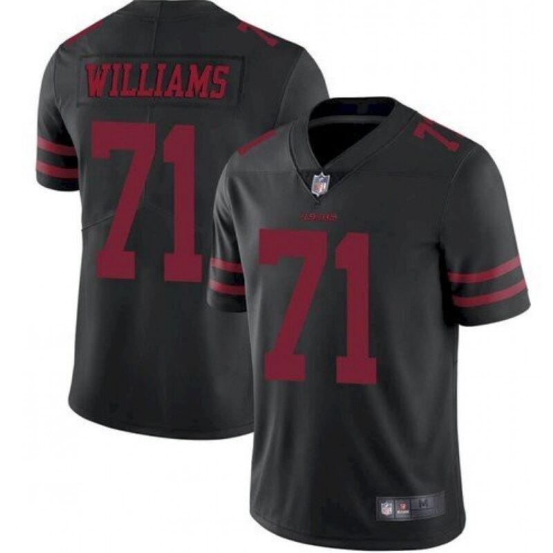 6861b0a3a1028_1 Men's San Francisco 49ers #71 Trent Williams Black Stitched Jersey