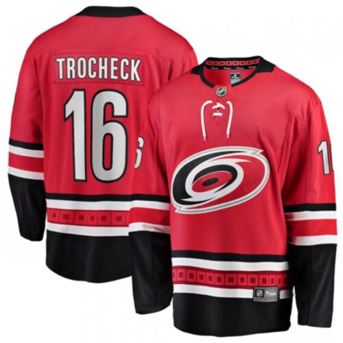 6861b0a80a48b_1 Men's Carolina Hurricanes #16 Vincent Trocheck Red Stitched NHL Jersey