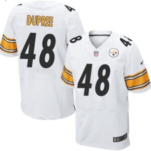 6861b0d01d181_1 Steelers #48 Bud Dupree White Men's Stitched NFL Elite Jersey