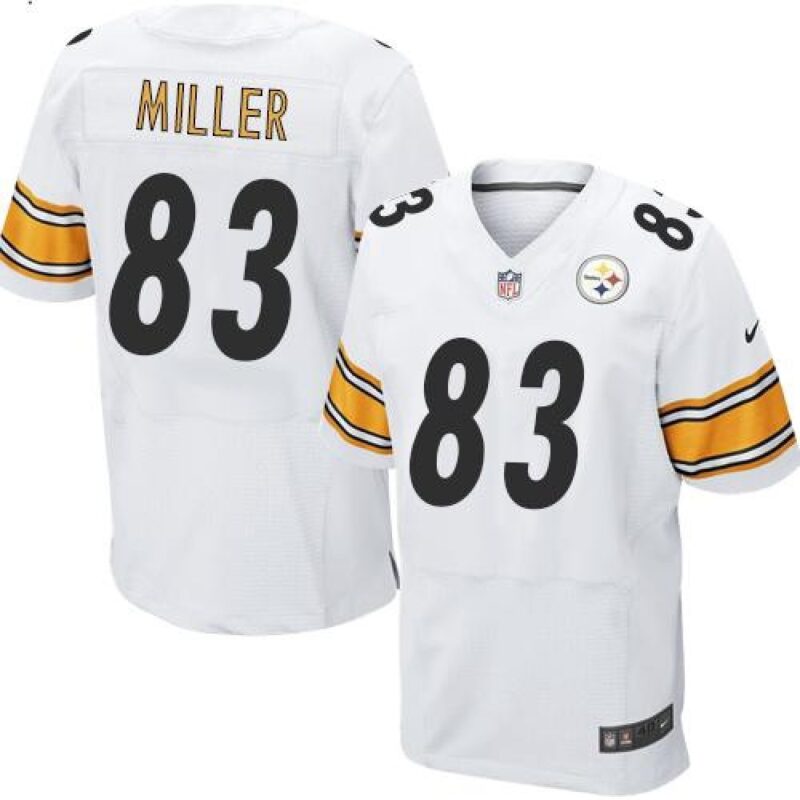 6861b0d9712e4_1 Steelers #83 Heath Miller White Men's Stitched NFL Elite Jersey