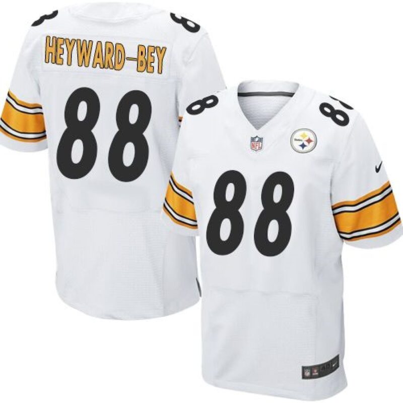 6861b0df41428_1 Steelers #88 Darrius Heyward-Bey White Men's Stitched NFL Elite Jersey