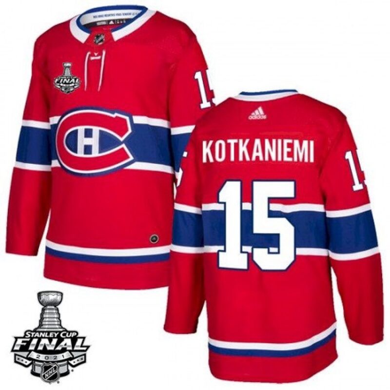 6861b0e8ad83f_1 Men's Montreal Canadiens #15 Jesperi Kotkaniemi 2021 Red Stanley Cup Final Stitched Jersey