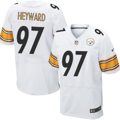 6861b0f0ea5a3_1 Steelers #97 Cameron Heyward White Men's Stitched NFL Elite Jersey