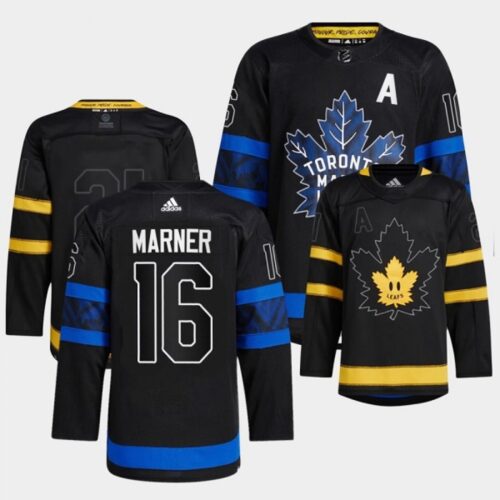 6861b0fec0619_1 Men's Toronto Maple Leafs Black #16 Mitchell Marner Alternate Premier Breakaway Reversible Stitched Jersey