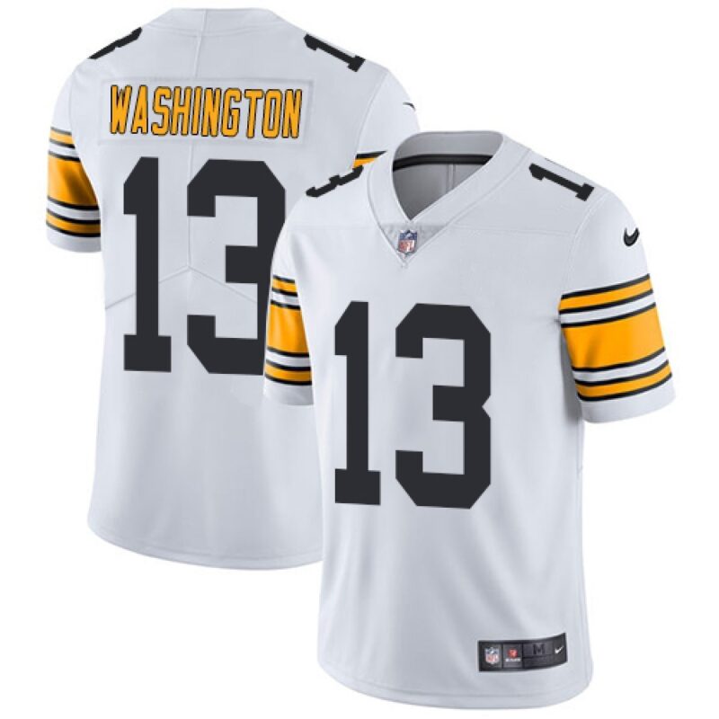 6861b105750cb_1 Men's Pittsburgh Steelers #13 James Washington White 2019 Vapor Untouchable Limited Stitched NFL Jersey