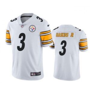 6861b138797ad_1 Men's Pittsburgh Steelers #3 Dwayne Haskins Jr. White Vapor Untouchable Limited Stitched Jersey