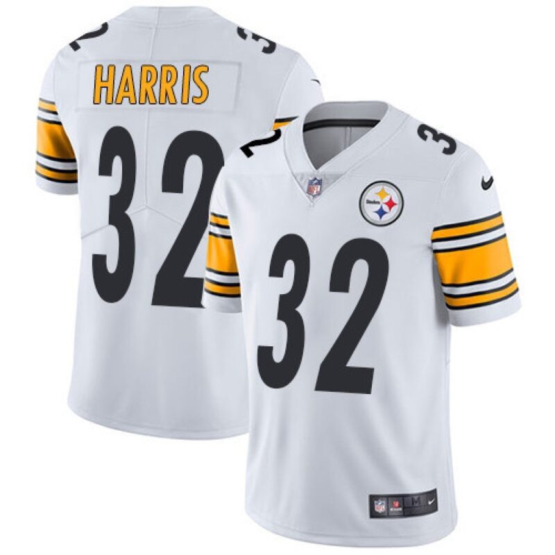 6861b13e605bd_1 Men's Pittsburgh Steelers #32 Franco Harris White Vapor Untouchable Limited Stitched Jersey