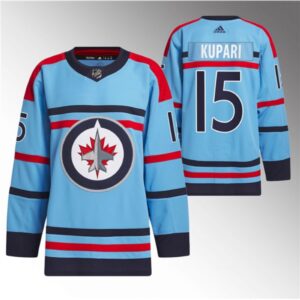 6861b15887e16_1 Men's Winnipeg Jets #15 Rasmus Kupari Light Blue Anniversary Primegreen Stitched Jersey