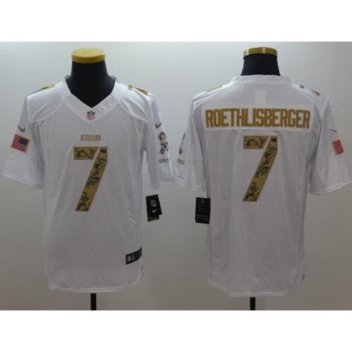 6861b15f3ee74_1 Steelers #7 Ben Roethlisberger White Men's Stitched NFL Limited Salute to Service Jersey