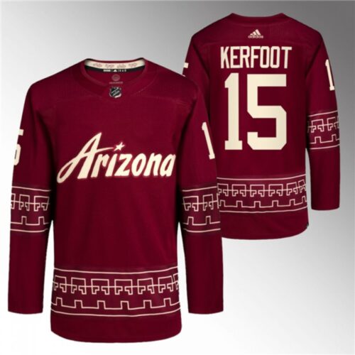 6861b17870052_1 Men's Arizona Coyotes #15 Alexander Kerfoot Garnet Alternate Pro Jersey