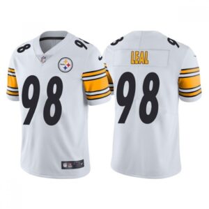 6861b182302ba_1 Men's Pittsburgh Steelers #98 DeMarvin Leal White Vapor Untouchable Limited Stitched Jersey