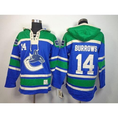6861b1a95eb30_1 Canucks #14 Alex Burrows Blue Sawyer Hooded Sweatshirt Stitched NHL Jersey