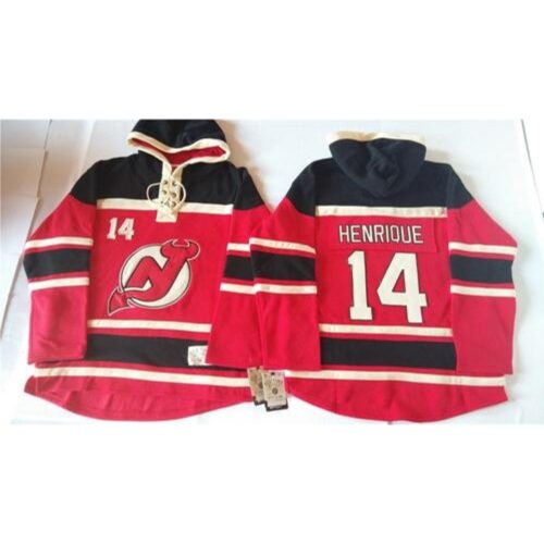 6861b1b66ee24_1 Devils #14 Adam Henrique Red Sawyer Hooded Sweatshirt Stitched NHL Jersey