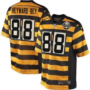 6861b1bcb7326_1 Steelers #88 Darrius Heyward-Bey Yellow/Black Alternate 80TH Throwback Men's Stitched NFL Elite Jersey