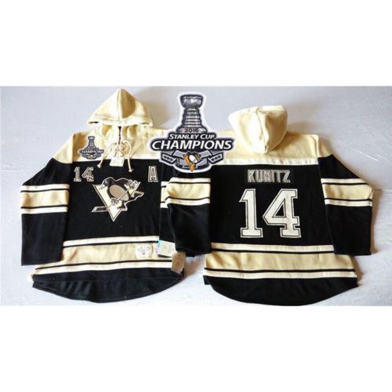 6861b1bcd91d3_1 Penguins #14 Chris Kunitz Black Sawyer Hooded Sweatshirt 2016 Stanley Cup Champions Stitched NHL Jersey