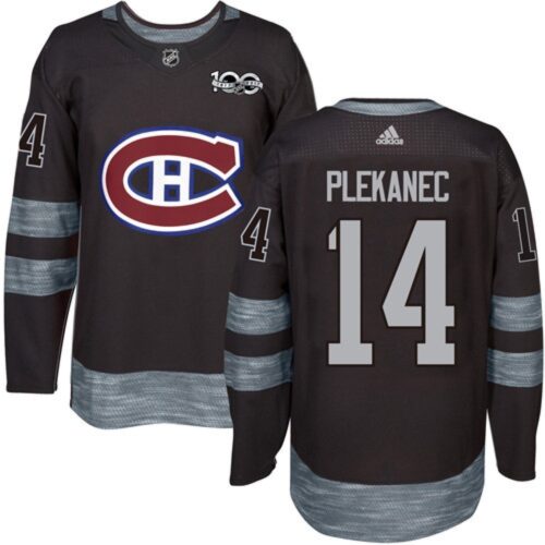 6861b1e2cca25_1 Canadiens #14 Tomas Plekanec Black 1917-2017 100th Anniversary Stitched NHL Jersey