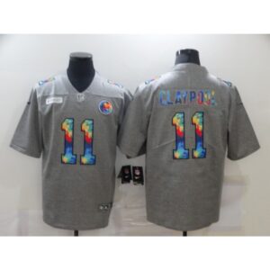 6861b2082eab7_1 Men's Pittsburgh Steelers #11 Chase Claypool 2020 Grey Crucial Catch Limited Stitched Jersey