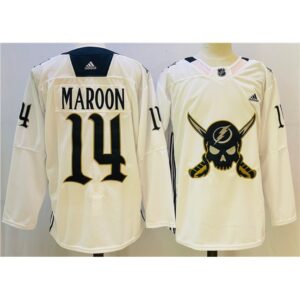 6861b23c1a18b_1 Men's Tampa Bay Lightning #14 Pat Maroon White Stitched Jersey