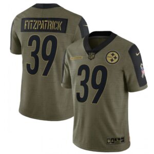 6861b2474a140_1 Men's Pittsburgh Steelers #39 Minkah Fitzpatrick 2021 Olive Salute To Service Limited Stitched Jersey