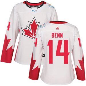 6861b251a7027_1 Team Canada #14 Jamie Benn White 2016 World Cup Women's Stitched NHL Jersey