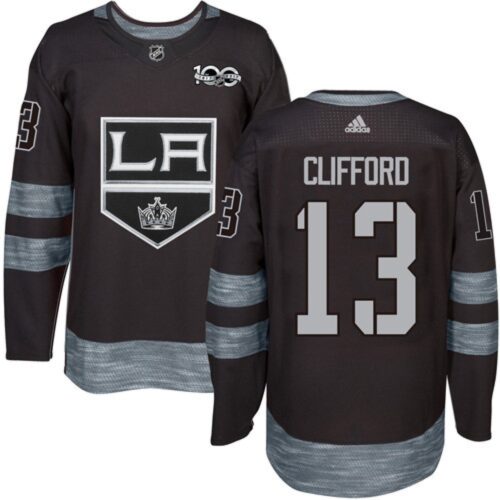 6861b2757f060_1 Kings #13 Kyle Clifford Black 1917-2017 100th Anniversary Stitched NHL Jersey