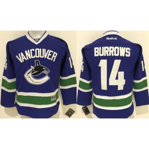 6861b2a137e89_1 Canucks #14 Alex Burrows Blue Youth Stitched NHL Jersey