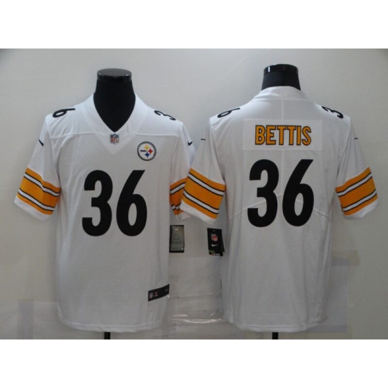 6861b2e7ca0c6_1 Men's Pittsburgh Steelers #36 Jerome Bettis White Vapor Stitched Jersey