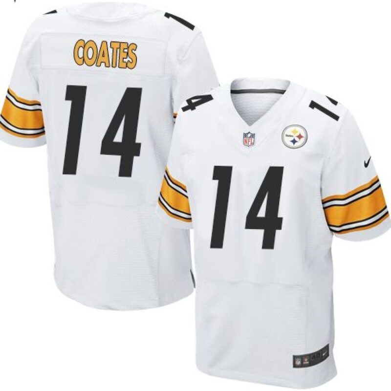 6861b2fa17173_1 Steelers #14 Sammie Coates White Men's Stitched NFL Elite Jersey