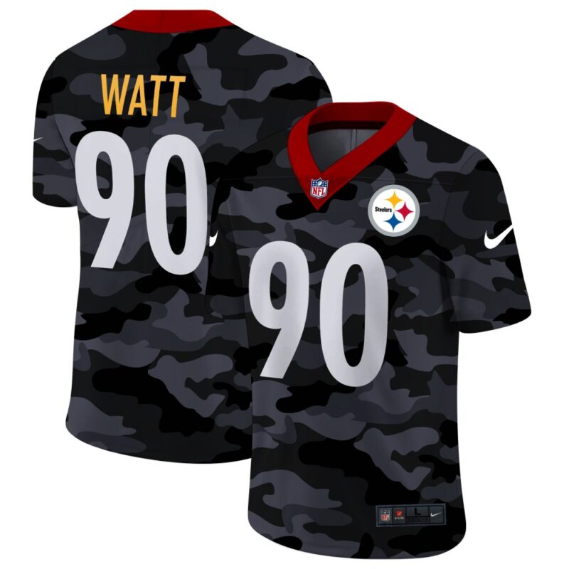 6861b31f71332_1 Men's Pittsburgh Steelers #90 T. J. Watt 2020 Camo Stitched Limited Jersey