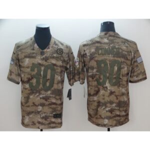 6861b3414379e_1 Men's Pittsburgh Steelers #30 James Conner 2018 Camo Salute to Service Limited Stitched NFL Jersey