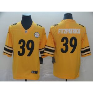 6861b36c9b9a7_1 Men's Pittsburgh Steelers #39 Minkah Fitzpatrick 2019 Gold Inverted Legend NFL Jersey