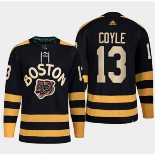 6861b38fe6db6_1 Men's Boston Bruins #13 Charlie Coyle Black Classic Primegreen Stitched Jersey