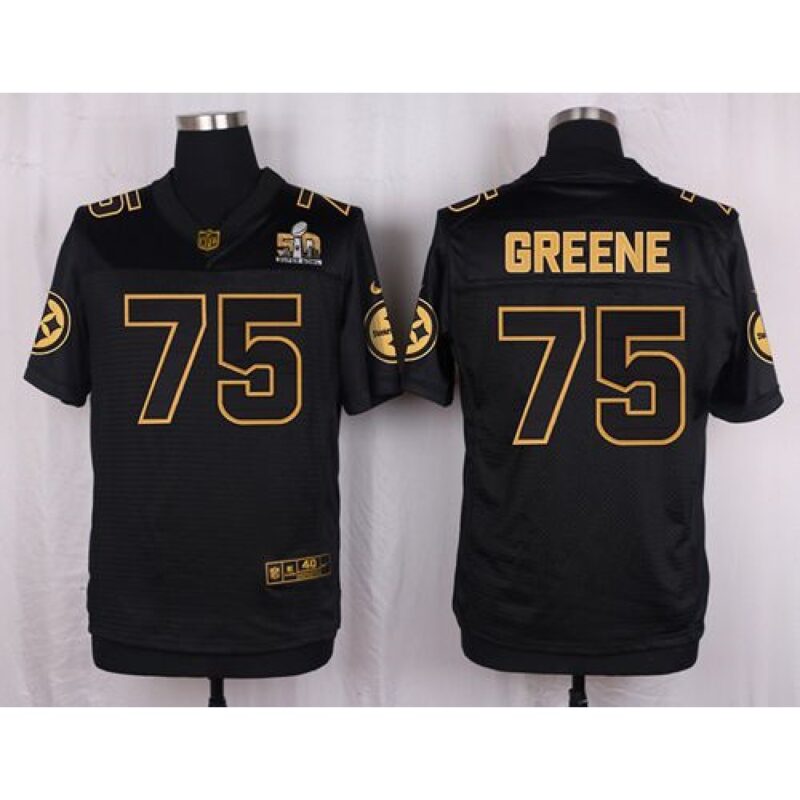 6861b3a2d474c_1 Steelers #75 Joe Greene Black Men's Stitched NFL Elite Pro Line Gold Collection Jersey