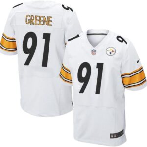 6861b3a9150fc_1 Steelers #91 Kevin Greene White Men's Stitched NFL Elite Jersey