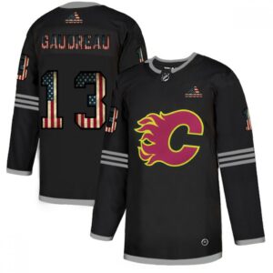 6861b3dd962fd_1 Men's Calgary Flames #13 Johnny Gaudreau 2020 Grey USA Flag Stitched NHL Jersey