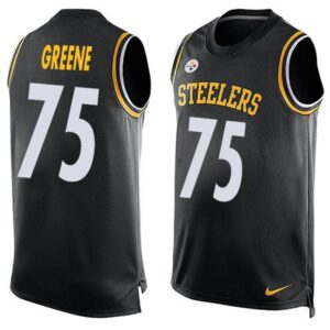 6861b3fb58297_1 Steelers #75 Joe Greene Black Team Color Men's Stitched NFL Limited Tank Top Jersey