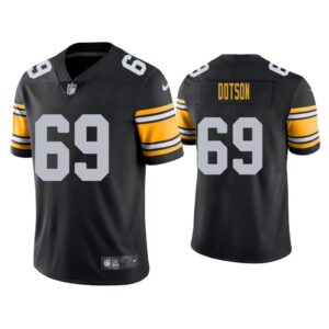 6861b4290d881_1 Men's Pittsburgh Steelers #69 Kevin Dotson Black Vapor Untouchable Limited Stitched Jersey