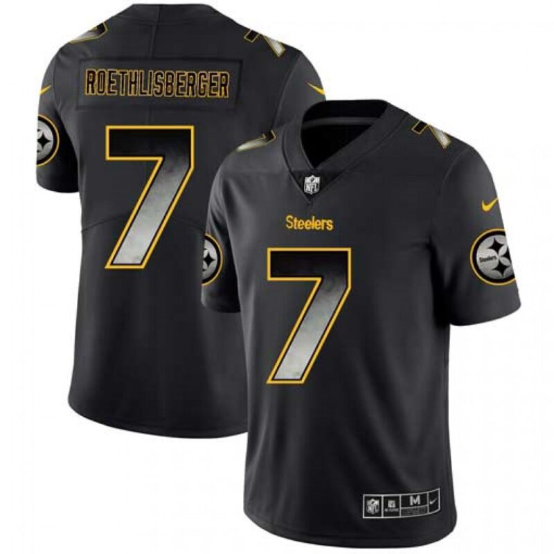 6861b42eb8a76_1 Men's Pittsburgh Steelers #7 Ben Roethlisberger Black 2019 Smoke Fashion Limited Stitched NFL Jersey
