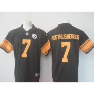 6861b4350d9cc_1 Men's Steelers #7 Ben Roethlisberger Black Limited Rush Stitched NFL Jersey