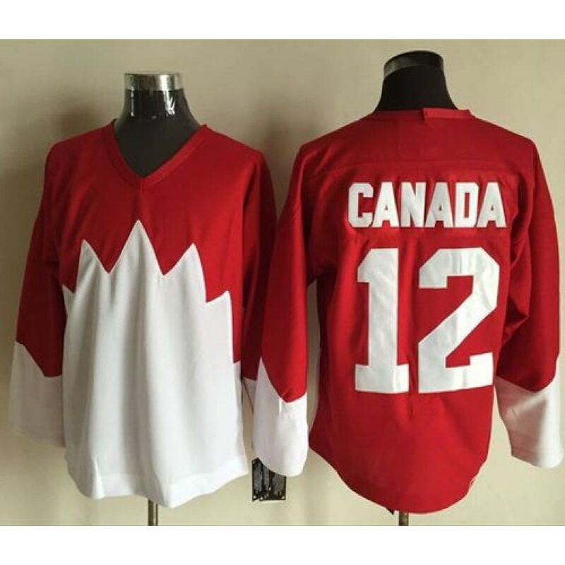 6861b4422dd5f_1 Olympic CA. #12 Canada Red/White 1972 Commemorative CCM Stitched NHL Jersey