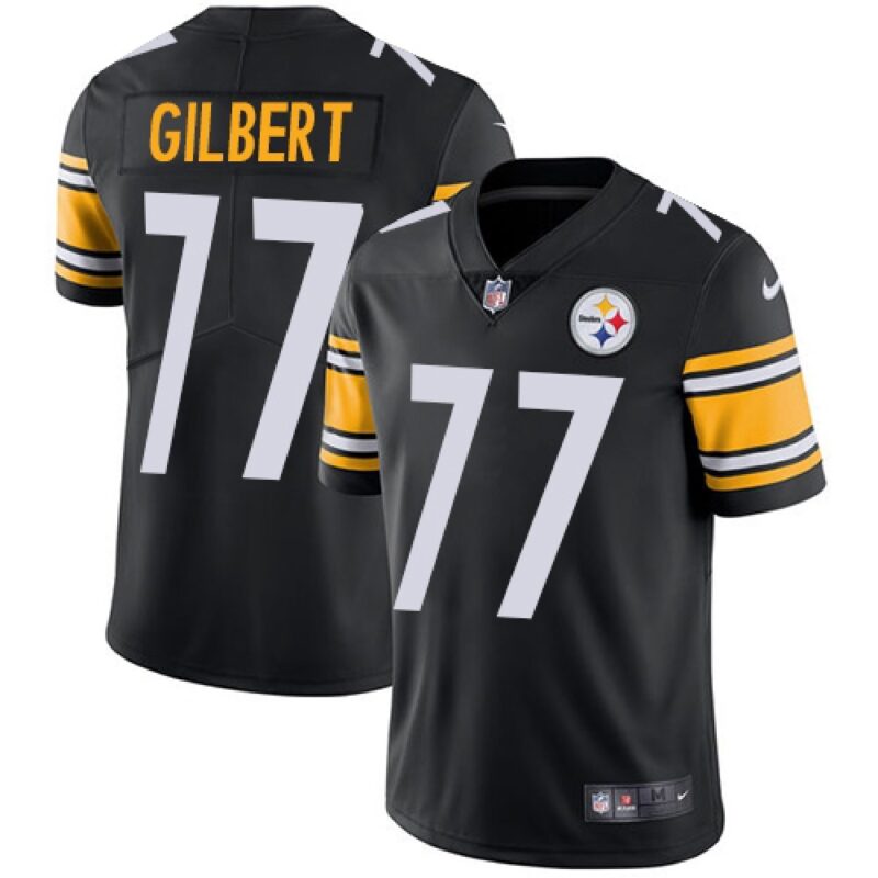 6861b44d05cfb_1 Men's Pittsburgh Steelers #77 Marcus Gilbert Black Vapor Untouchable Limited Stitched NFL Jersey