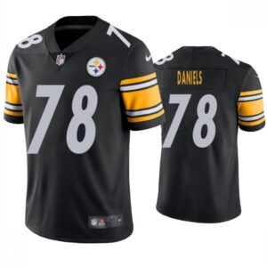 6861b455d10b6_1 Men's Pittsburgh Steelers #78 James Daniels Black Vapor Untouchable Limited Stitched Jersey