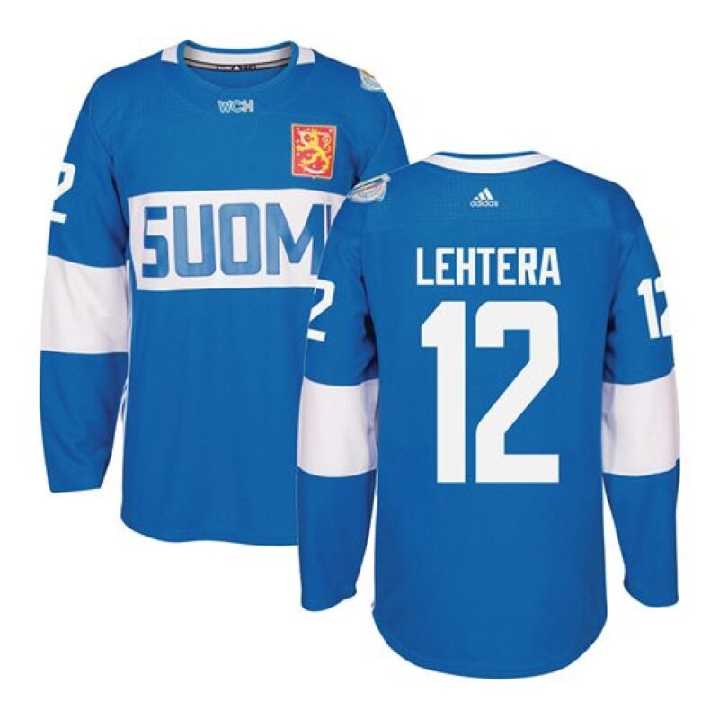 6861b46533851_1 Team Finland #12 Jori Lehtera Blue 2016 World Cup Stitched NHL Jersey