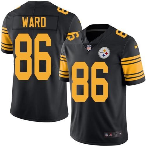 6861b479a4ef4_1 Steelers #86 Hines Ward Black Men's Stitched NFL Limited Rush Jersey
