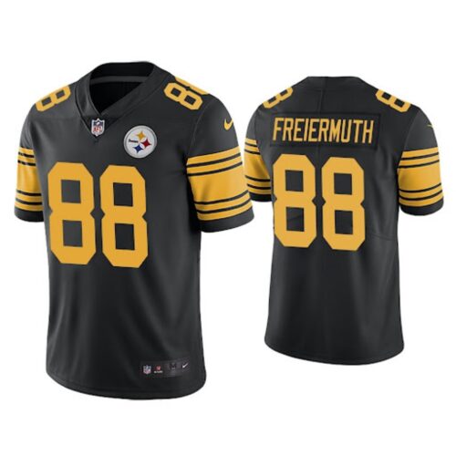 6861b4a138ca8_1 Men's Pittsburgh Steelers #88 Pat Freiermuth Black Vapor Untouchable Limited Stitched Jersey