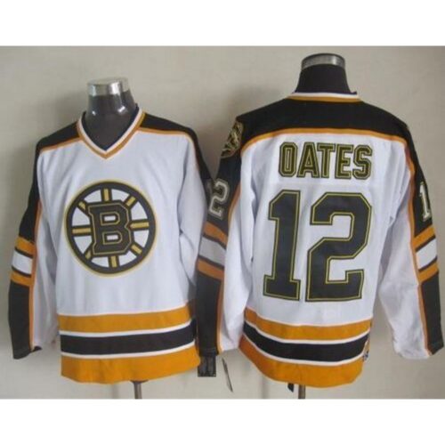 6861b4ae18680_1 Bruins #12 Adam Oates White/Black CCM Throwback Stitched NHL Jersey