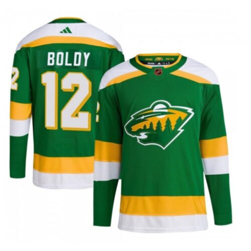 6861b4c11116a_1 Men's Minnesota Wild #12 Matt Boldy Green 2022-23 Reverse Retro Stitched Jersey